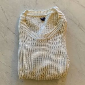 Aerie Cozy Bell Sleeve Cropped Sweater Cream